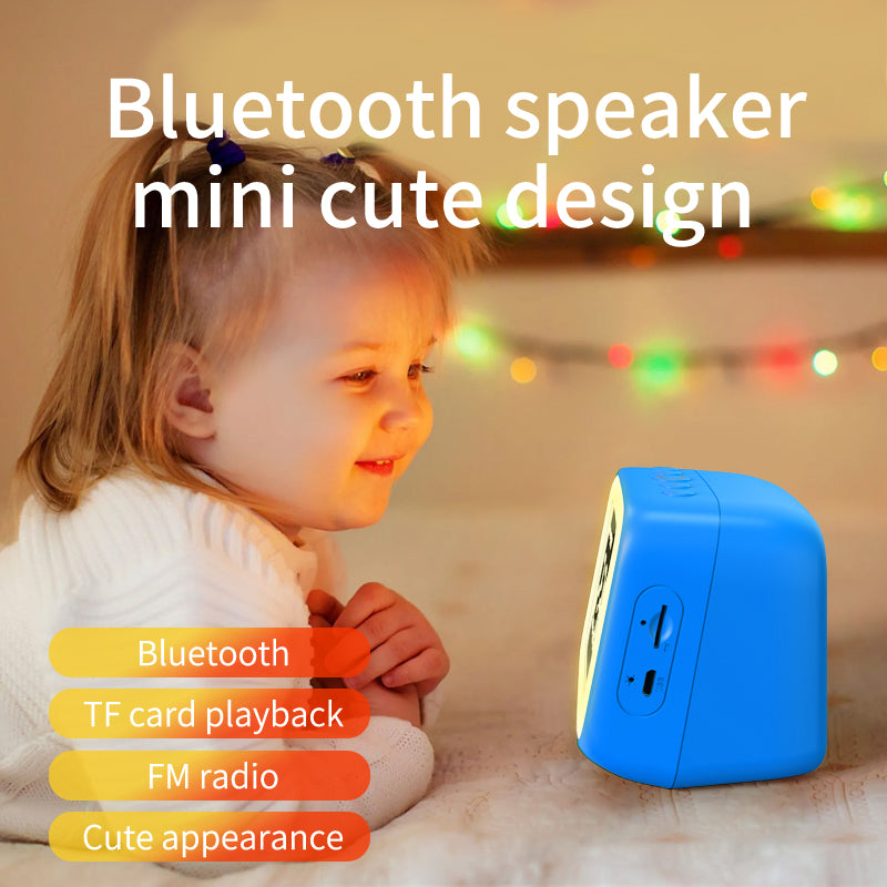 BT511 Bluetooth Speaker With Light, Alarm Clock,  Temperature, TF Card,Broadcast, , Call, FM Radio,  Multifunction, Multi scenarios