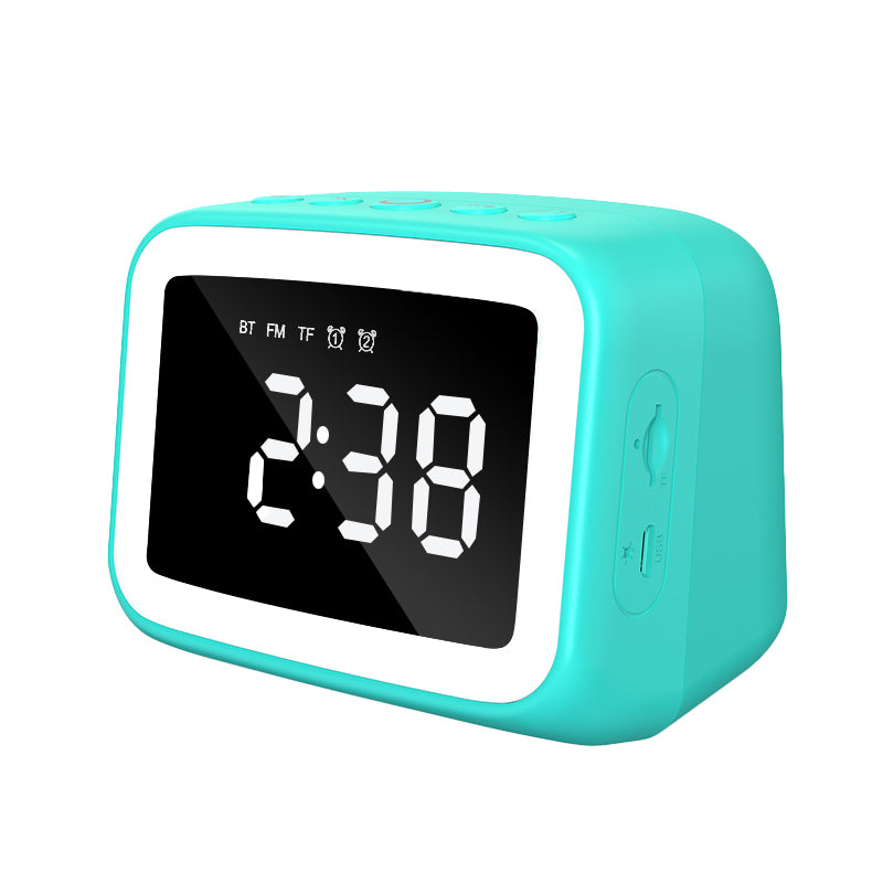 BT511 Bluetooth Speaker With Light, Alarm Clock,  Temperature, TF Card,Broadcast, , Call, FM Radio,  Multifunction, Multi scenarios