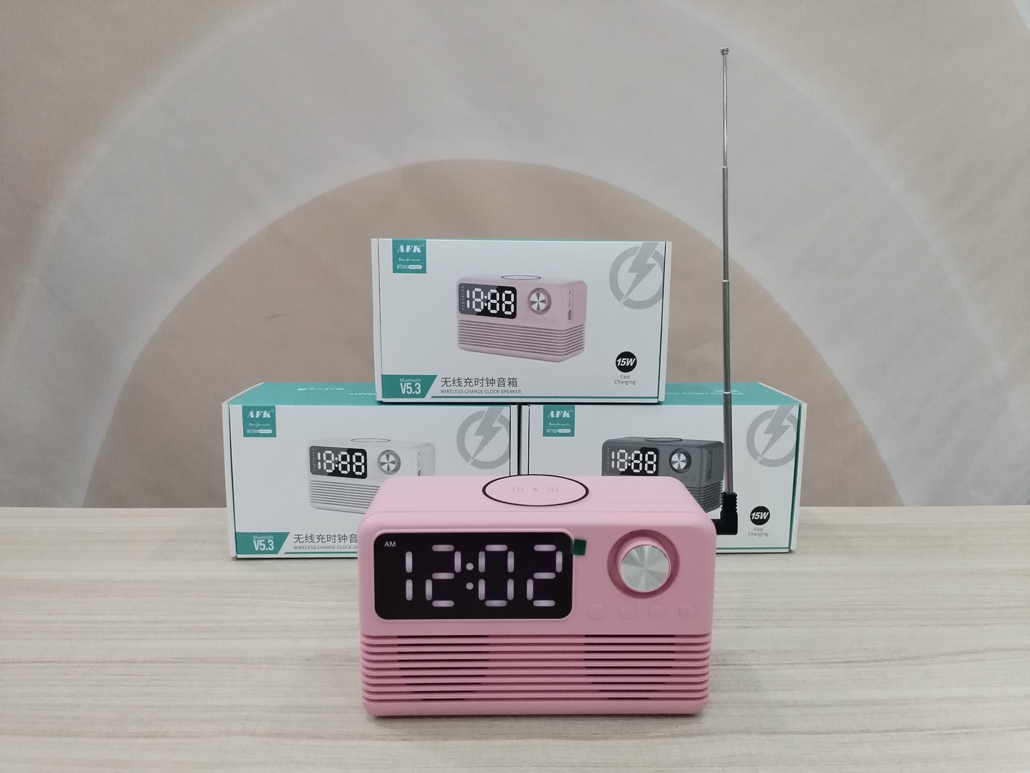 BT509 Bluetooth Speaker Dual Alarm Clock Multi Functional TF Card Suitable for Multi Locations