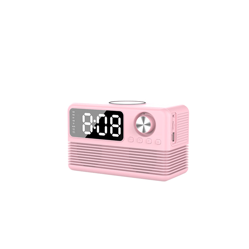 BT509 Bluetooth Speaker Dual Alarm Clock Multi Functional TF Card Suitable for Multi Locations