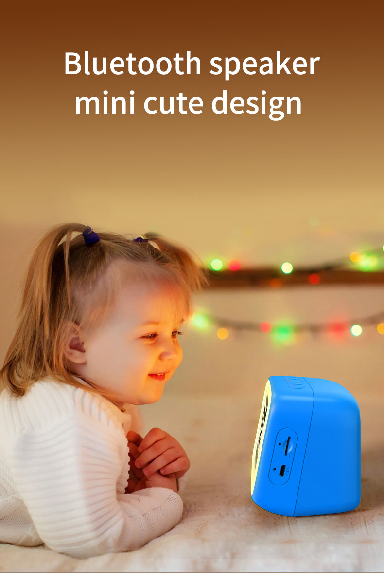 BT511 Bluetooth Speaker With Light, Alarm Clock,  Temperature, TF Card,Broadcast, , Call, FM Radio,  Multifunction, Multi scenarios