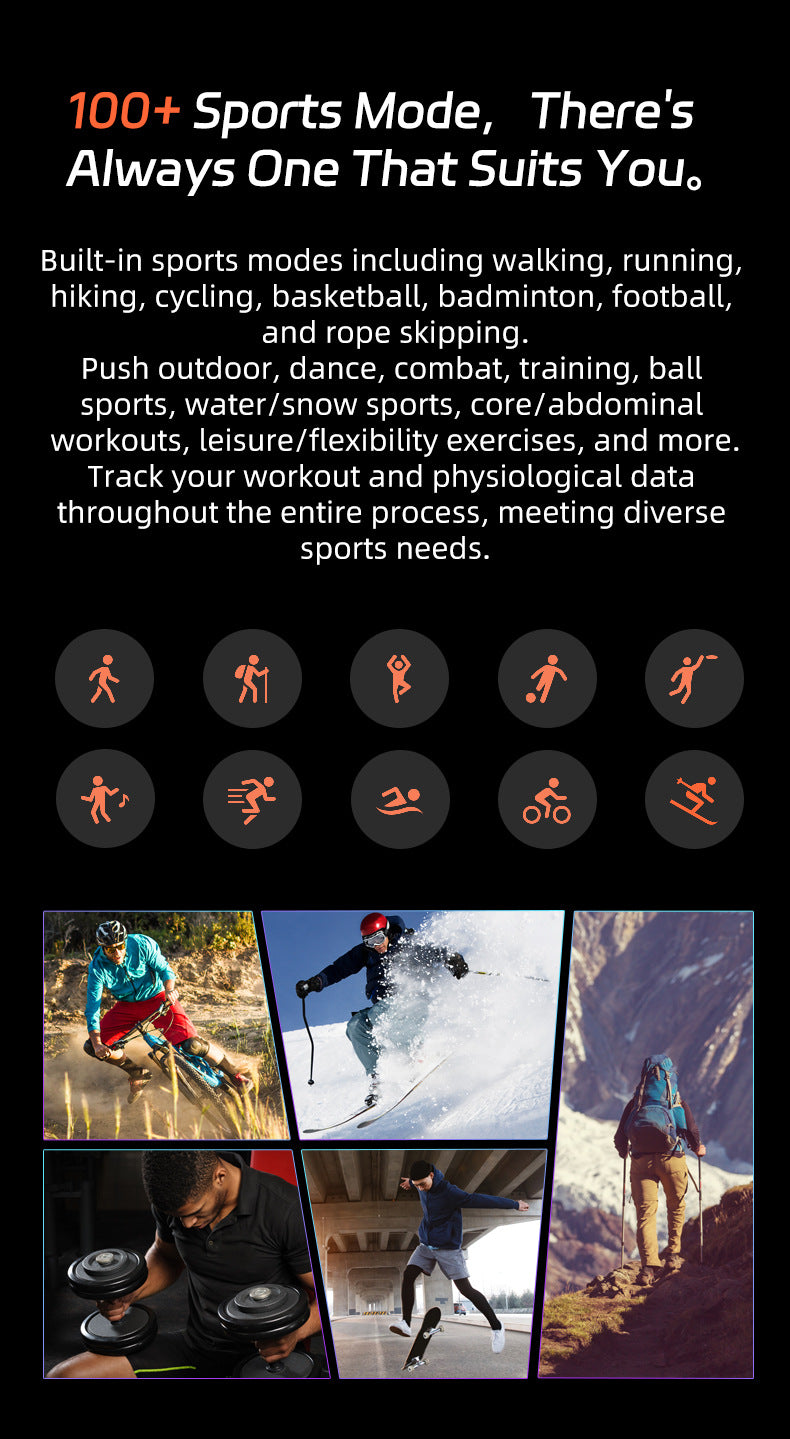 S90Z Smart Watch Heart Rate Blood Oxygen Health Monitoring Sport Bluetooth Calling