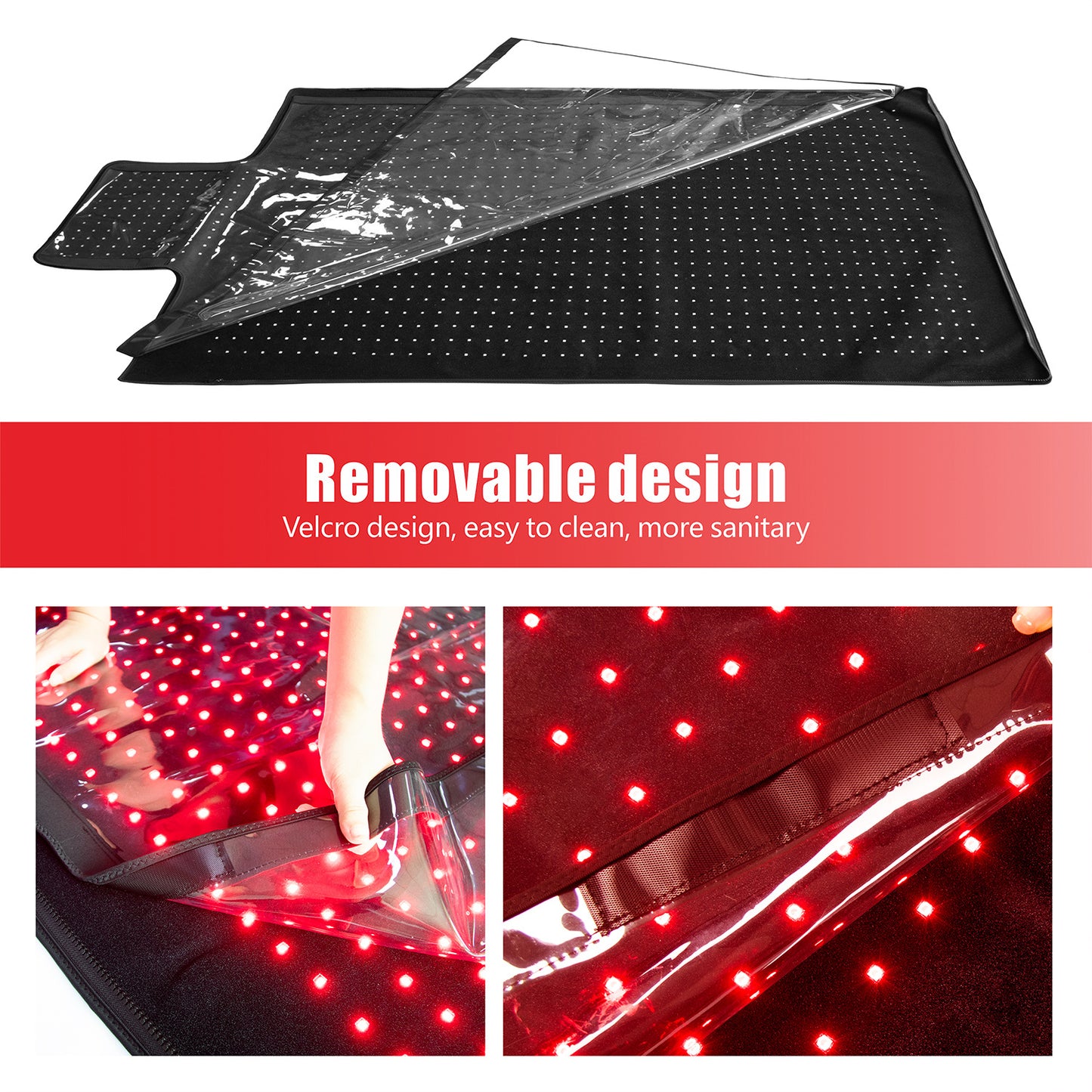 LED Red Light Heating Sleeping Bag 660/850=1:1, 2184 Leds FDA FCC CE