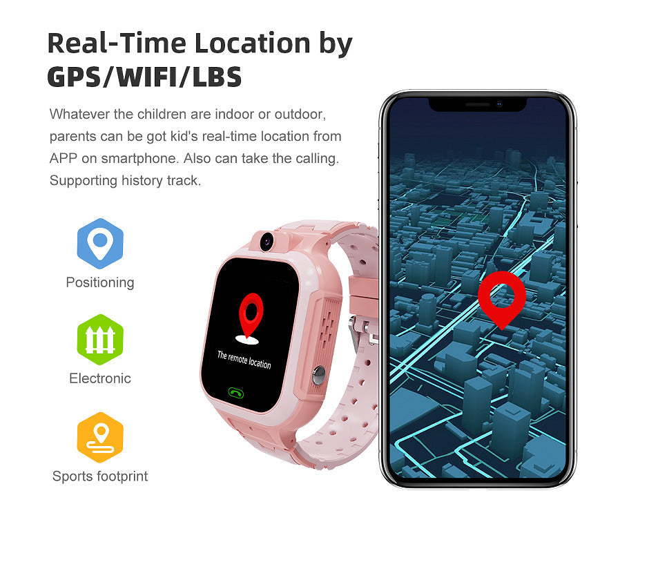 TL37 Smart Watch Children Positioning Wechat Video Waterproof Card Calling