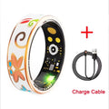 Colorful Smart Ring Sleep Health Monitoring Sport Step Counting Waterproof