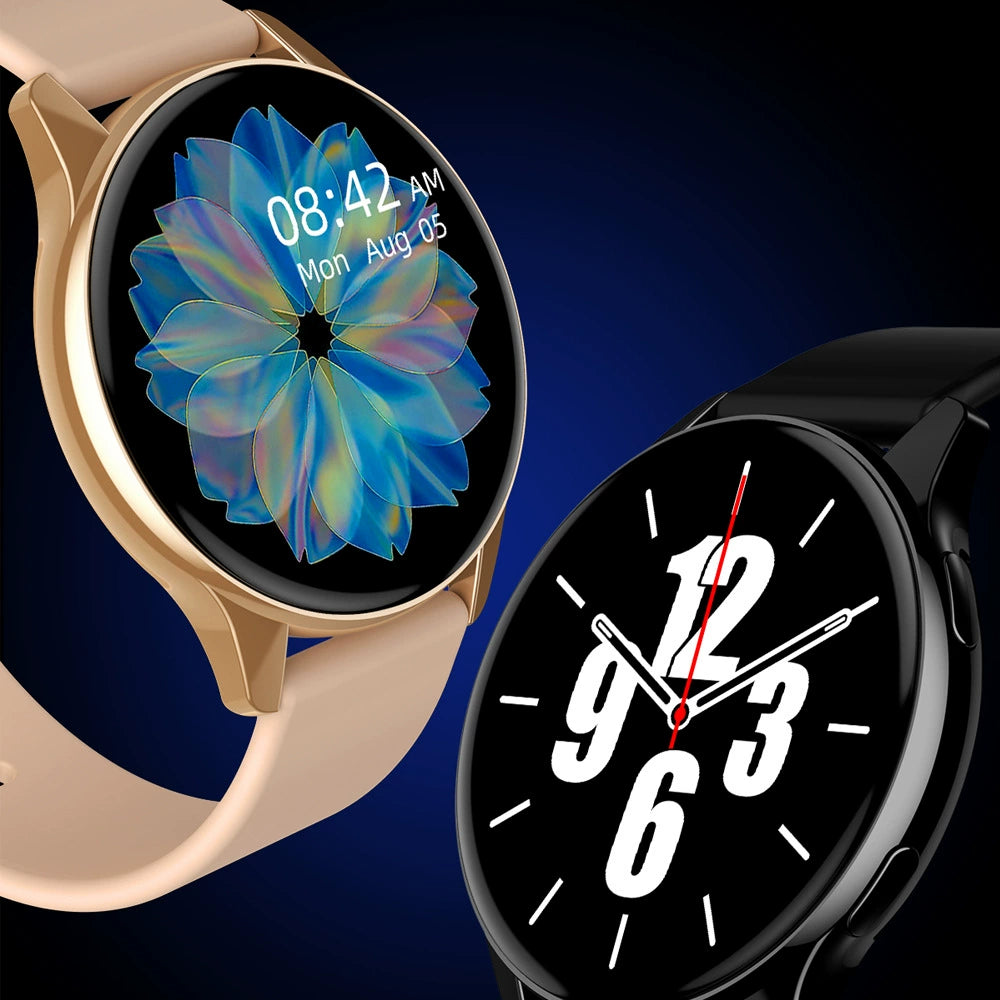 T2 Pro Smart Watch Round Screen Bluetooth Calling Message Notification Sport Record Male/Female