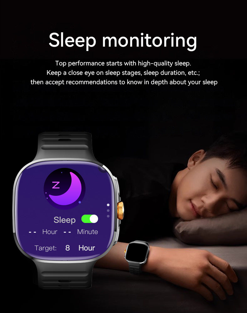 M99 Smart Watch 2.4" HD AMOLED 5G Card APP Downloading NFC Video Calling
