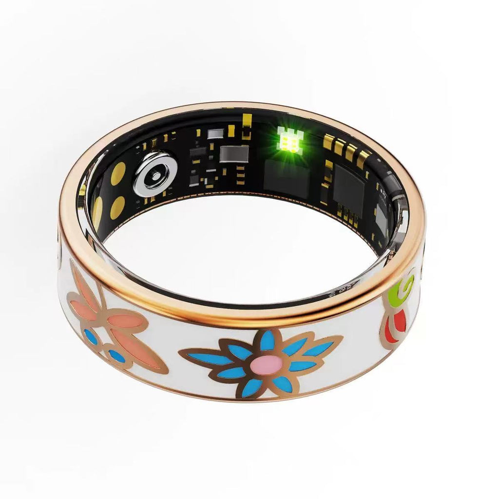 Colorful Smart Ring Sleep Health Monitoring Sport Step Counting Waterproof