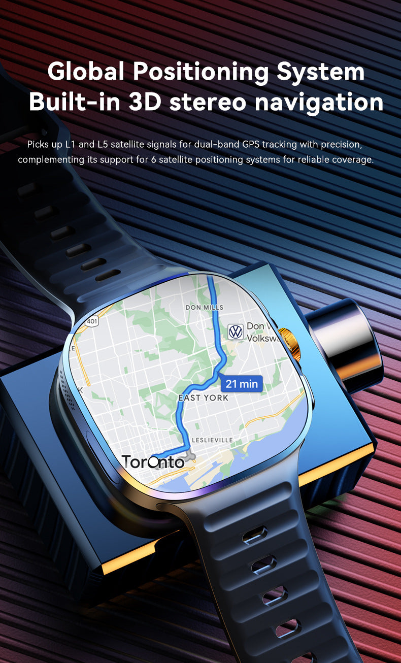 M99 Smart Watch 2.4" HD AMOLED 5G Card APP Downloading NFC Video Calling