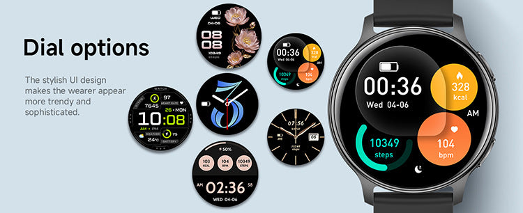 HT43 Smart Watch Bluetooth Calling GPS Sport Track Compass Outdoor Lady