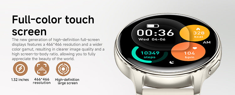 HT43 Smart Watch Bluetooth Calling GPS Sport Track Compass Outdoor Lady