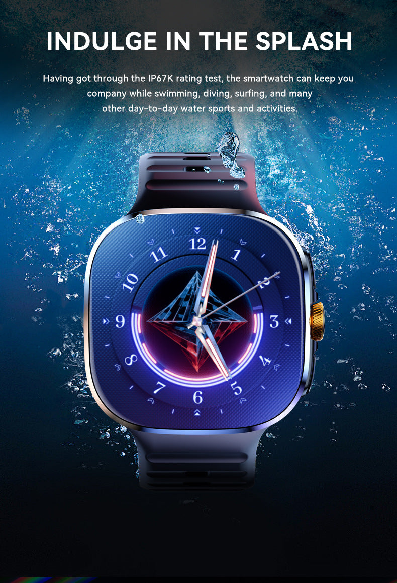 M99 Smart Watch 2.4" HD AMOLED 5G Card APP Downloading NFC Video Calling