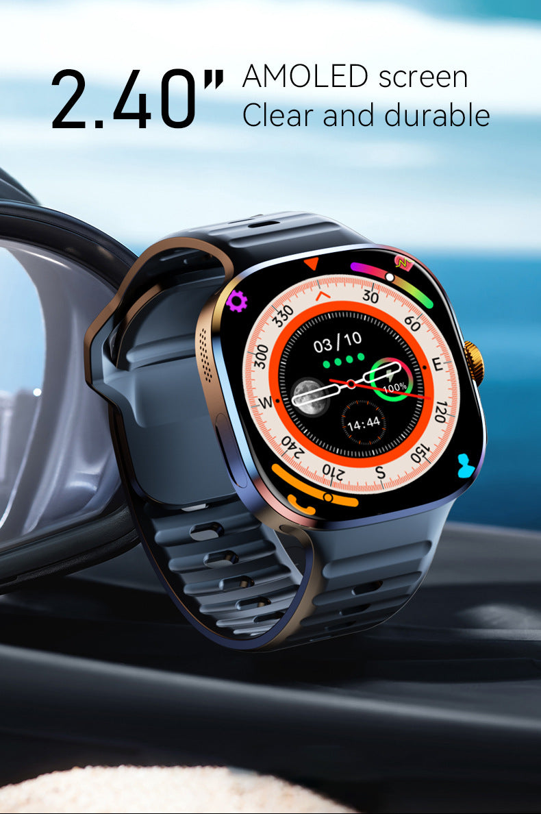 M99 Smart Watch 2.4" HD AMOLED 5G Card APP Downloading NFC Video Calling
