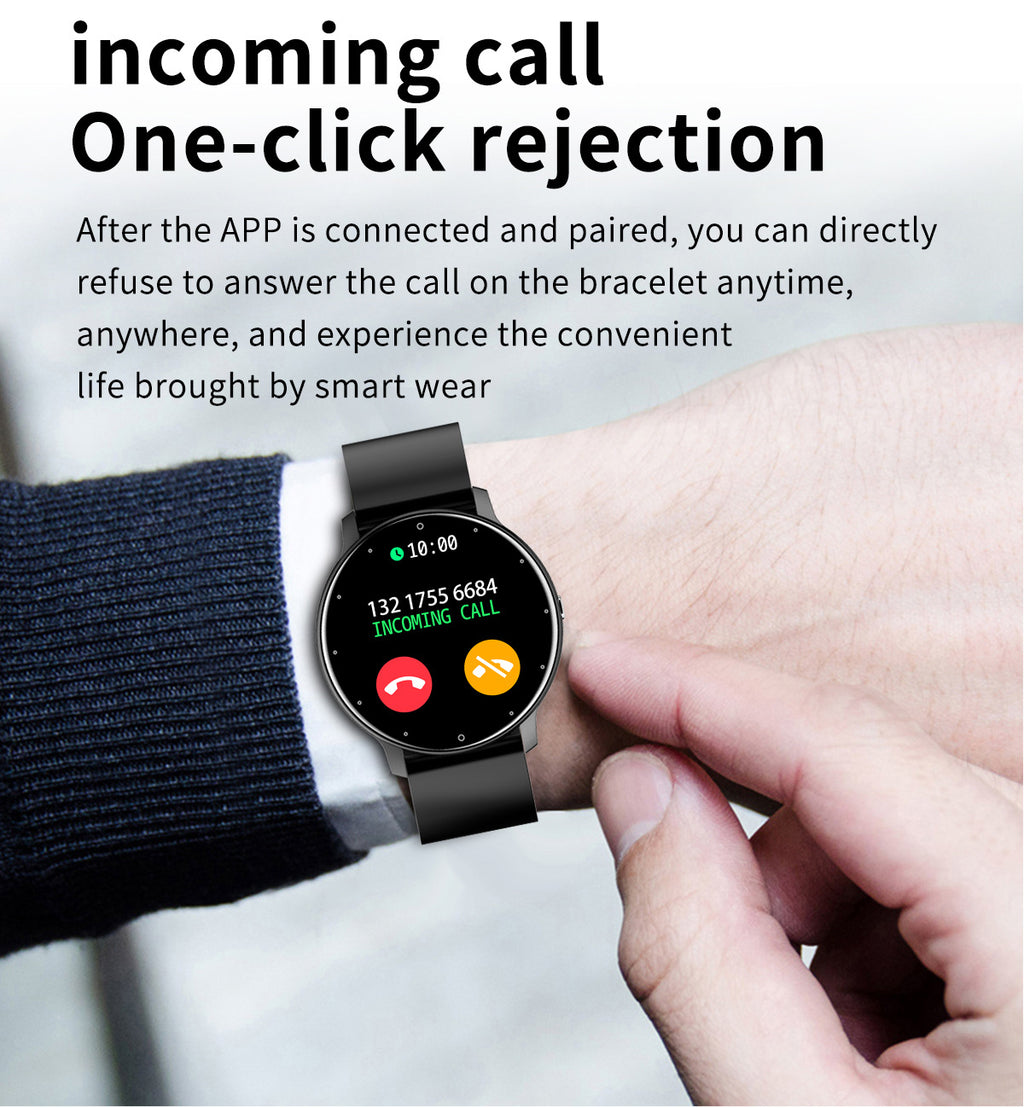 ZL02 Smart Watch  HD Heart Rate Blood Pressure Blood Oxygen IP67