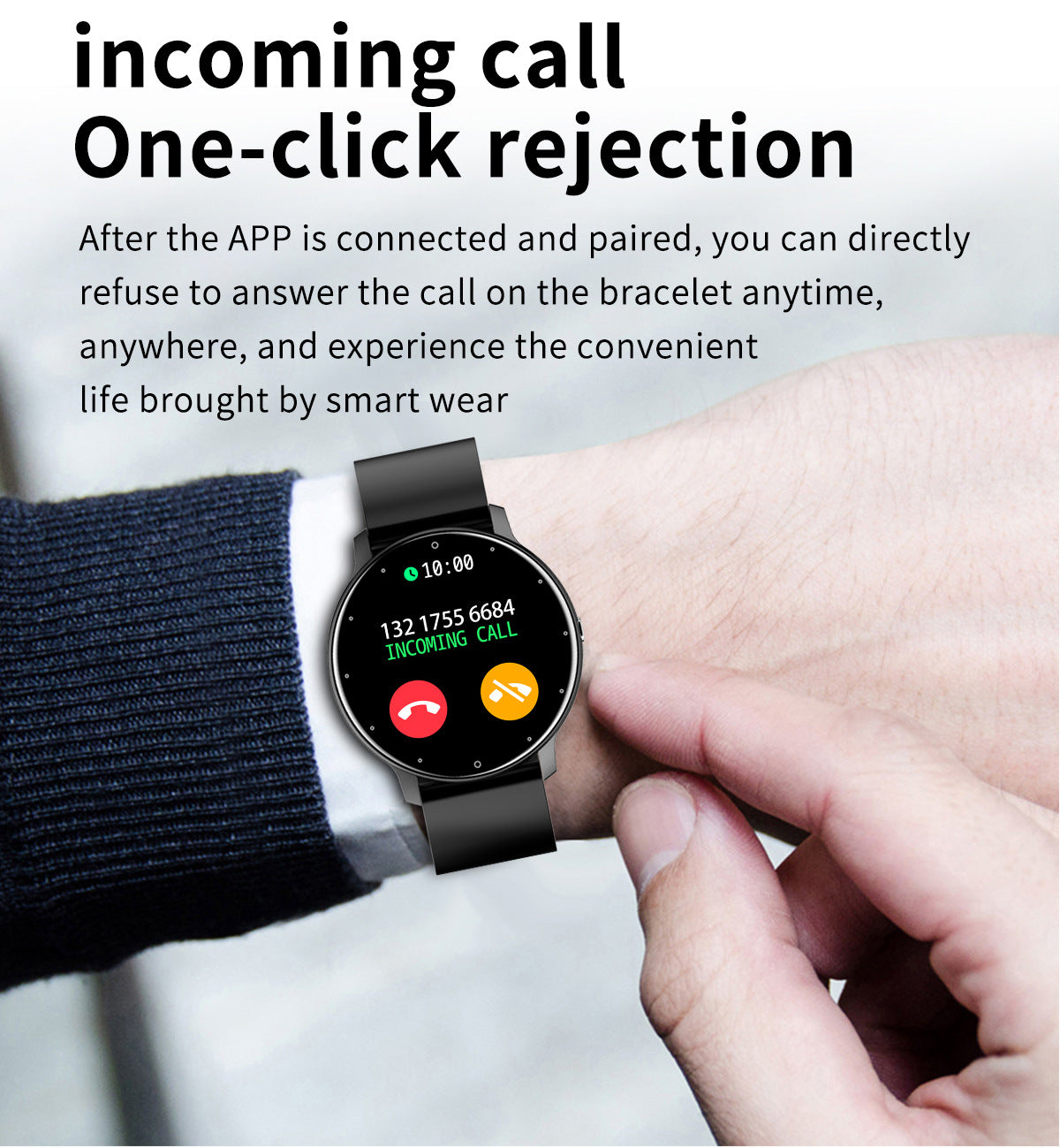 ZL02 Smart Watch  HD Heart Rate Blood Pressure Blood Oxygen IP67
