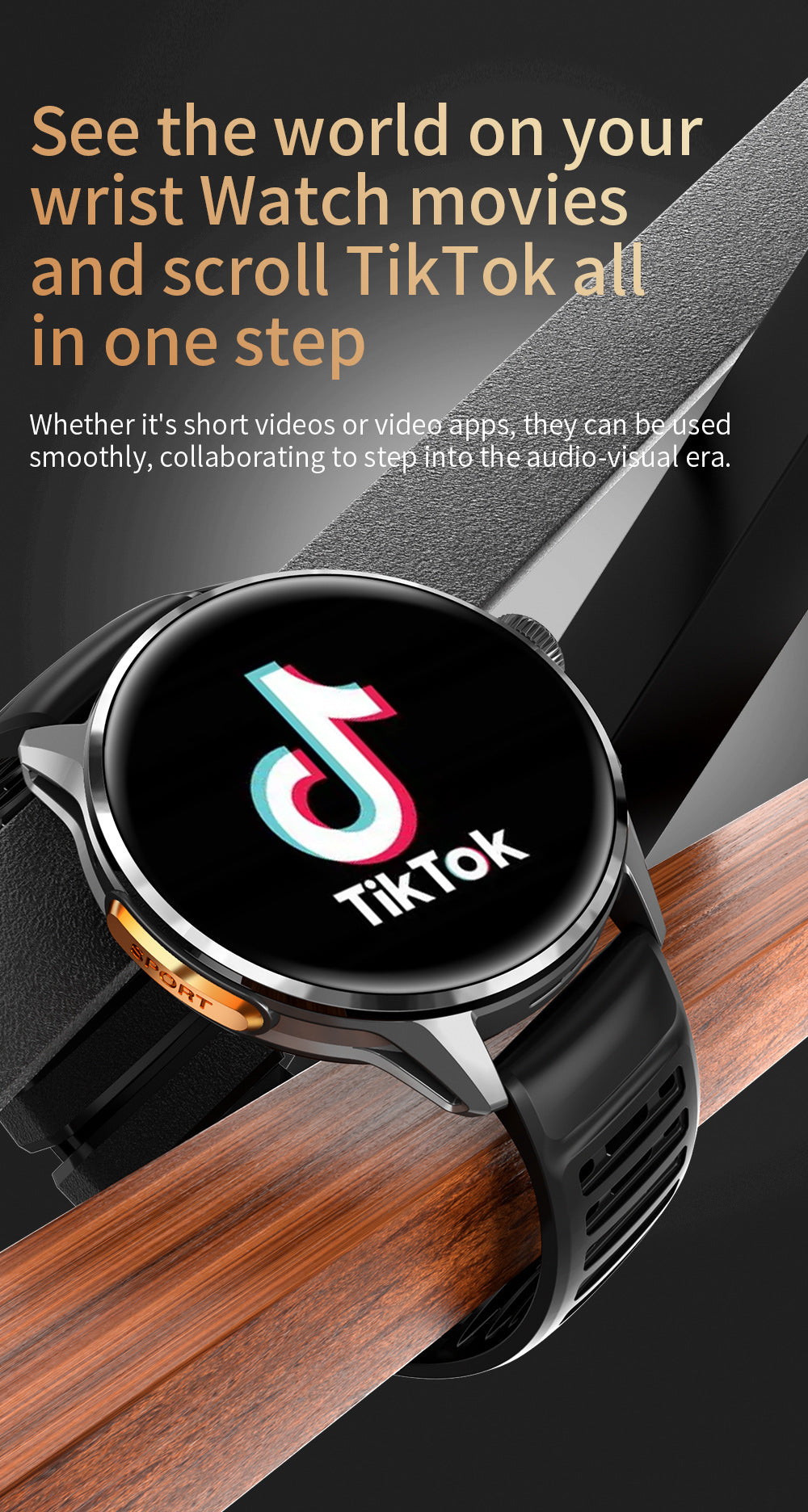 H100 Smart Watch 5G Card Google Store APP Downloading Photo SIM Card + Bluetooth Dual System