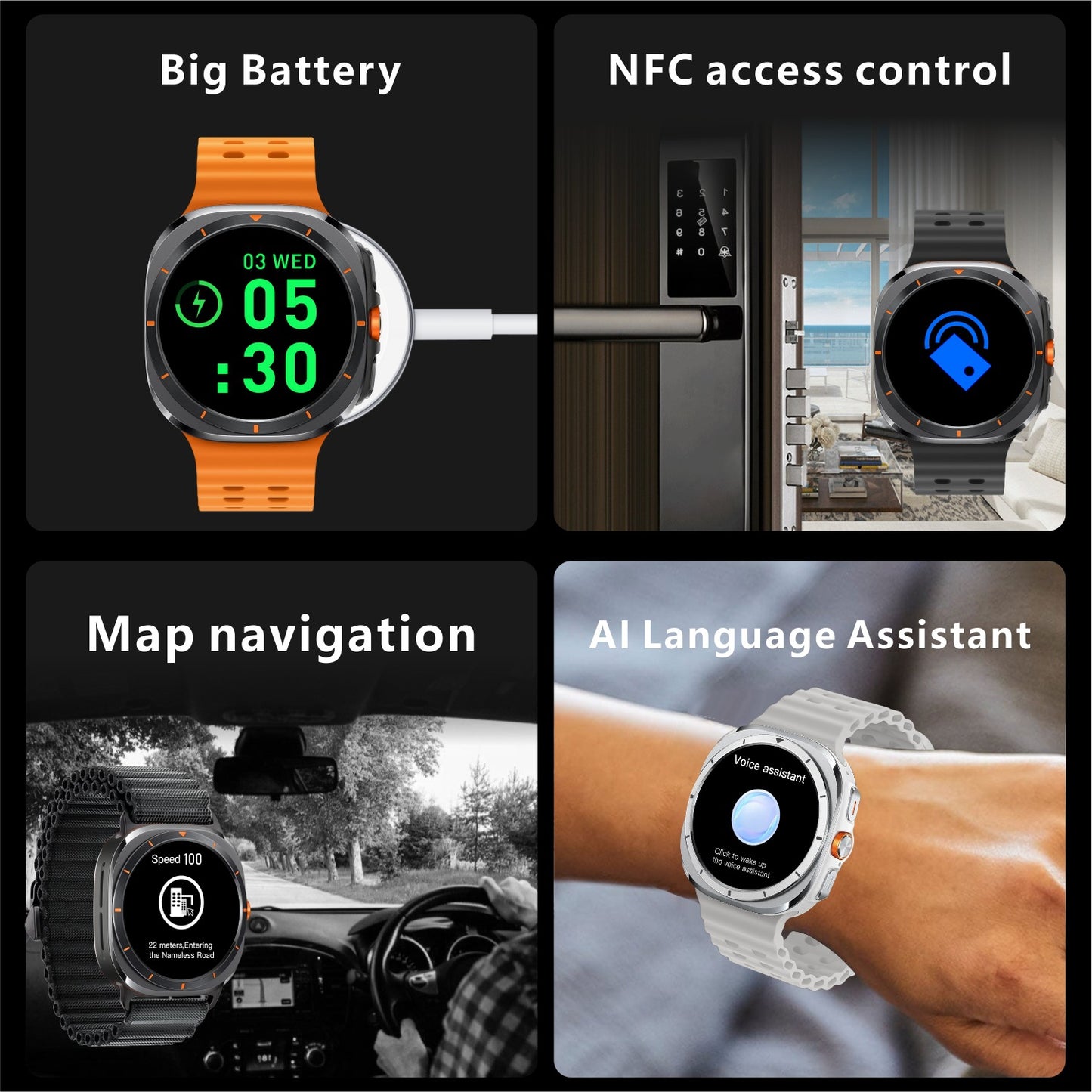 S7 Ultra Smart Watch Bluetooth Calling Sleep monitoring