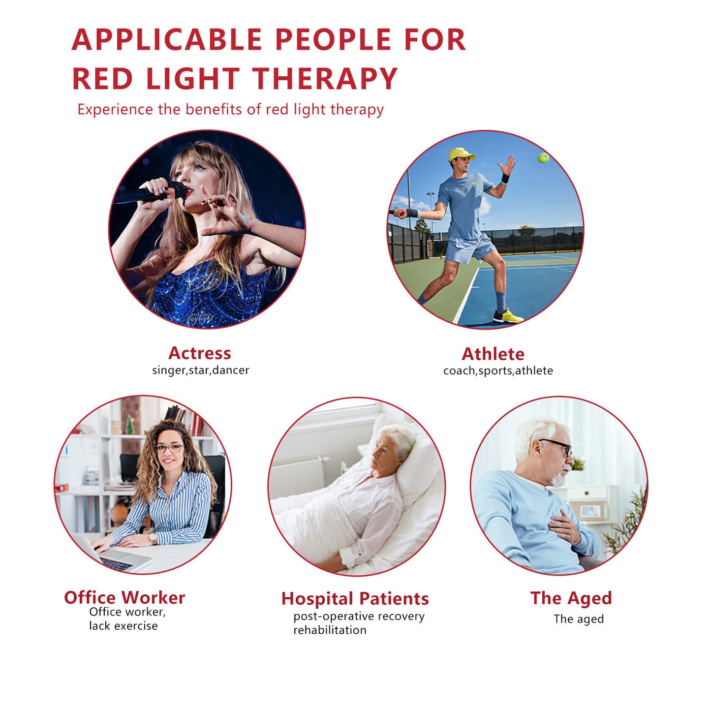 LED Red Light Physical Therapy Blanket 1.8m Heating Sleep Bag 3D Bag