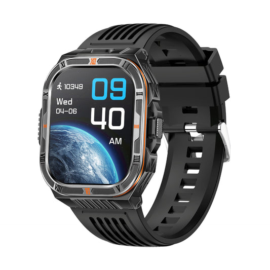 HT38 Smart Watch Bluetooth Calling Flashlight Compass Heart Rate Monitoring Outdoor Sport