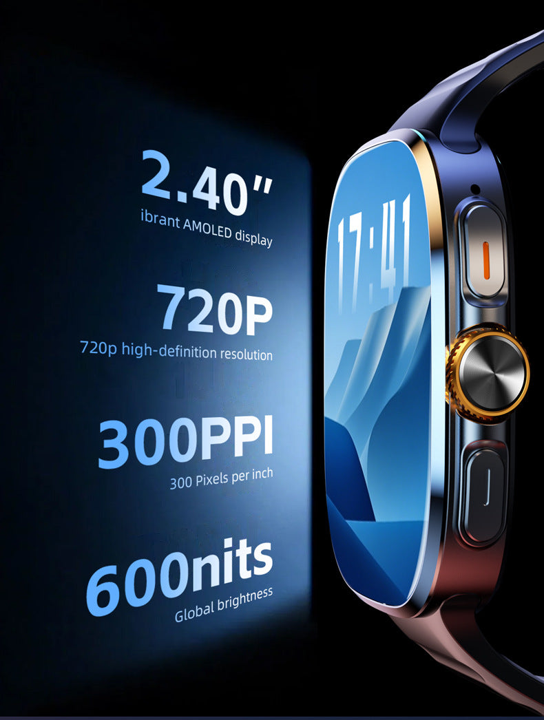 M99 Smart Watch 2.4" HD AMOLED 5G Card APP Downloading NFC Video Calling
