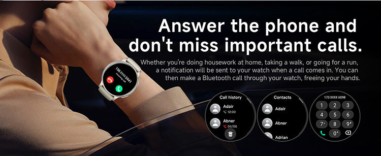 HT43 Smart Watch Bluetooth Calling GPS Sport Track Compass Outdoor Lady