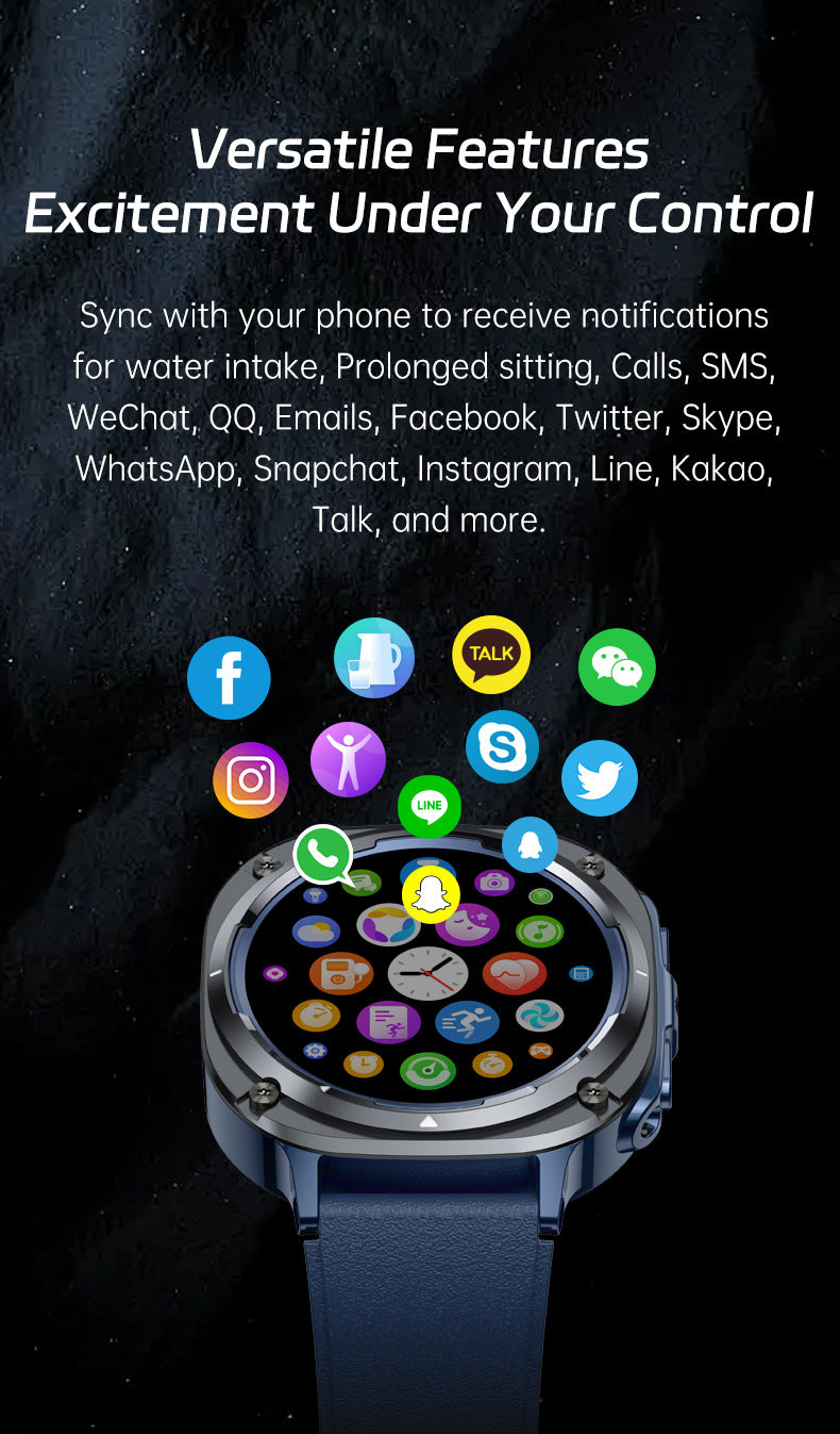 S90Z Smart Watch Heart Rate Blood Oxygen Health Monitoring Sport Bluetooth Calling