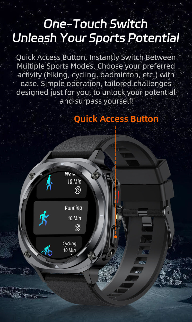 S90Z Smart Watch Heart Rate Blood Oxygen Health Monitoring Sport Bluetooth Calling