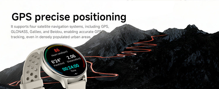 HT43 Smart Watch Bluetooth Calling GPS Sport Track Compass Outdoor Lady