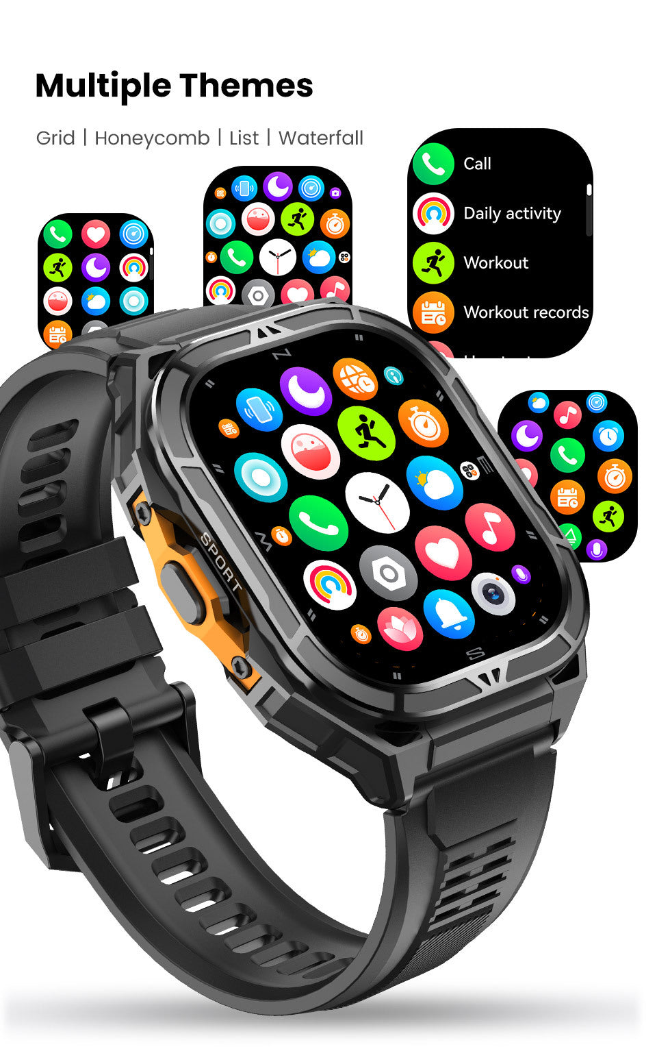 X5 Smart Watch Bluetooth Calling Heart Rate Step Counting Sleep Monitoring Waterproof GPS Positioning Three Prevention