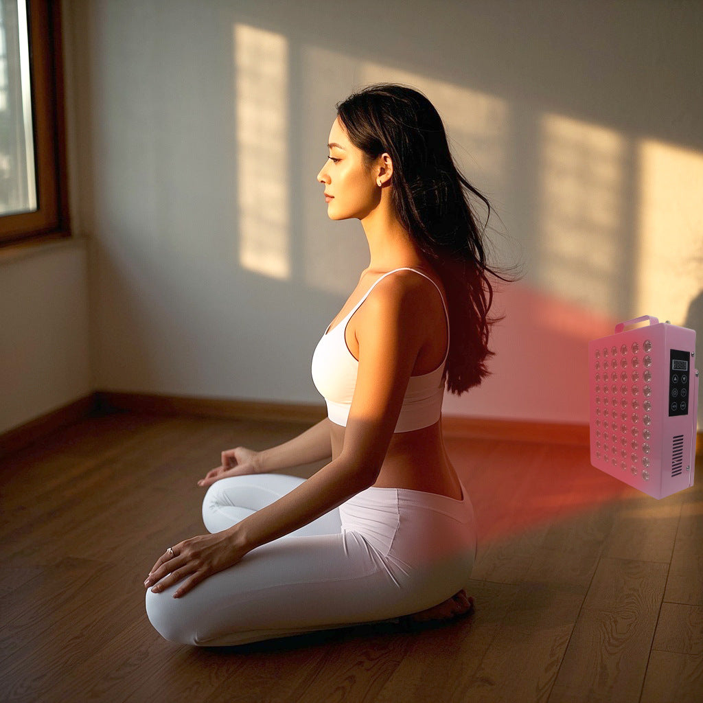Far-infrared beauty device  near-infrared physiotherapy 100W red light wave