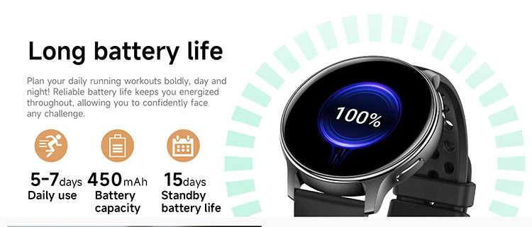HT43 Smart Watch Bluetooth Calling GPS Sport Track Compass Outdoor Lady