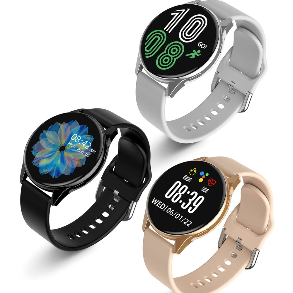 T2 Pro Smart Watch Round Screen Bluetooth Calling Message Notification Sport Record Male/Female