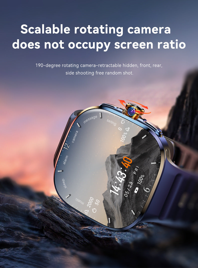 M99 Smart Watch 2.4" HD AMOLED 5G Card APP Downloading NFC Video Calling