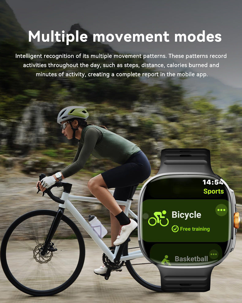 M99 Smart Watch 2.4" HD AMOLED 5G Card APP Downloading NFC Video Calling