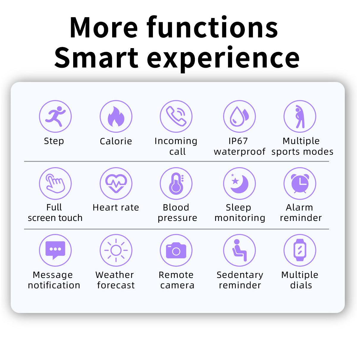 ZL02 Smart Watch  HD Heart Rate Blood Pressure Blood Oxygen IP67