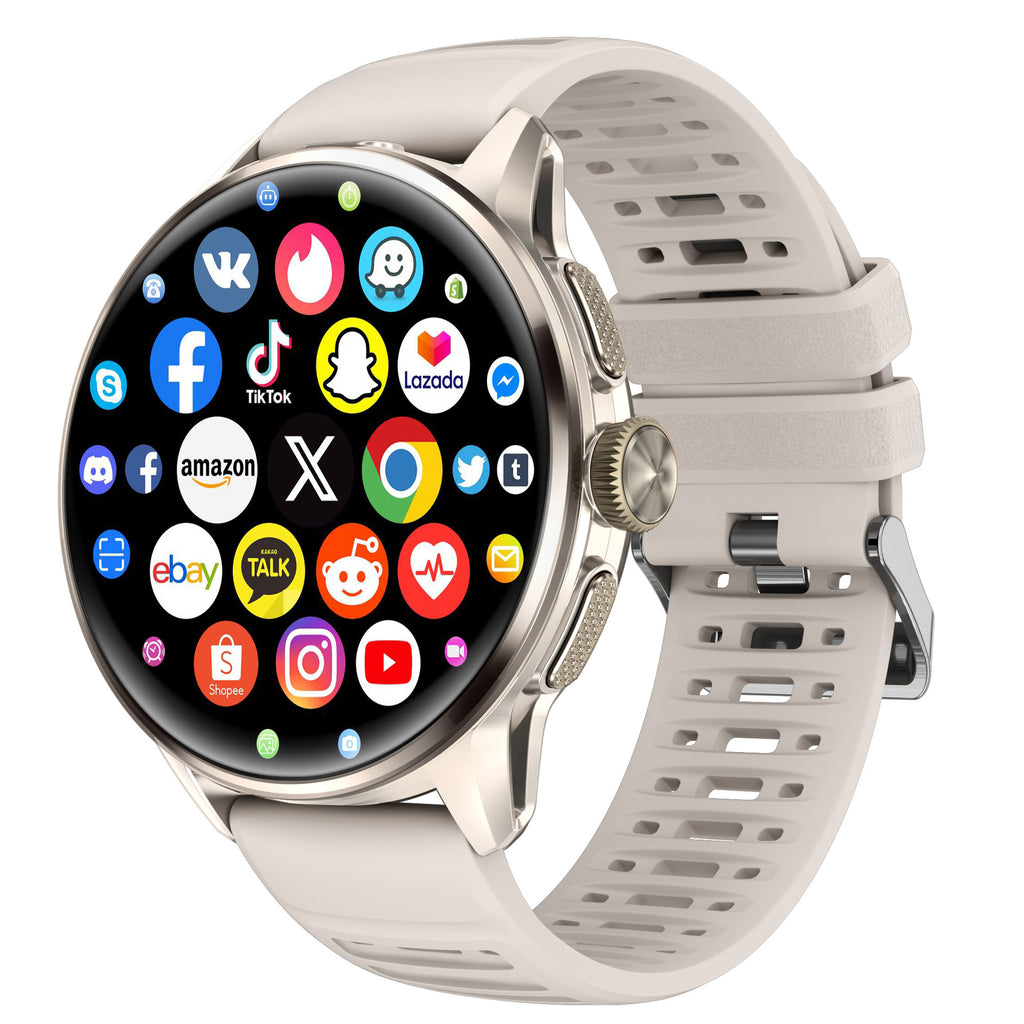 H100 Smart Watch 5G Card Google Store APP Downloading Photo SIM Card + Bluetooth Dual System
