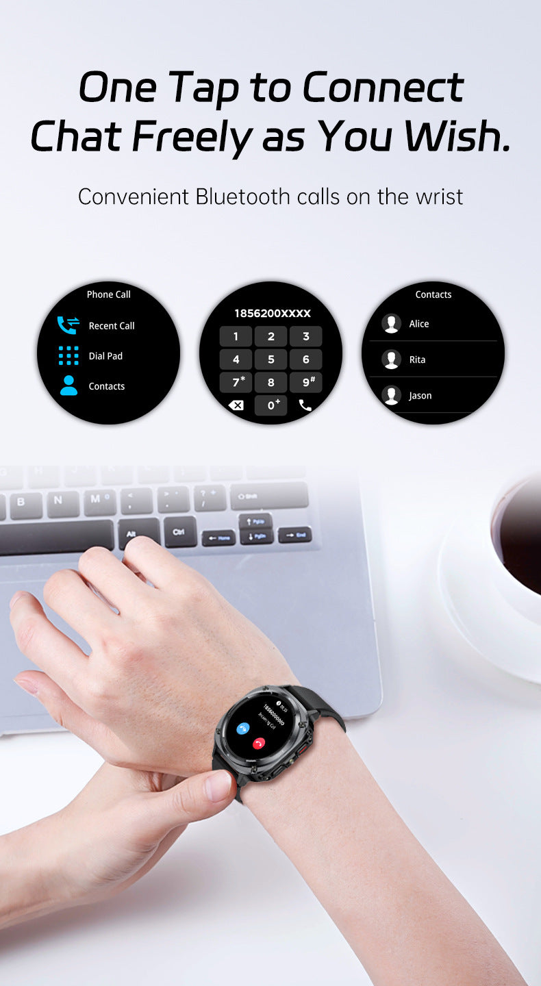 S90Z Smart Watch Heart Rate Blood Oxygen Health Monitoring Sport Bluetooth Calling