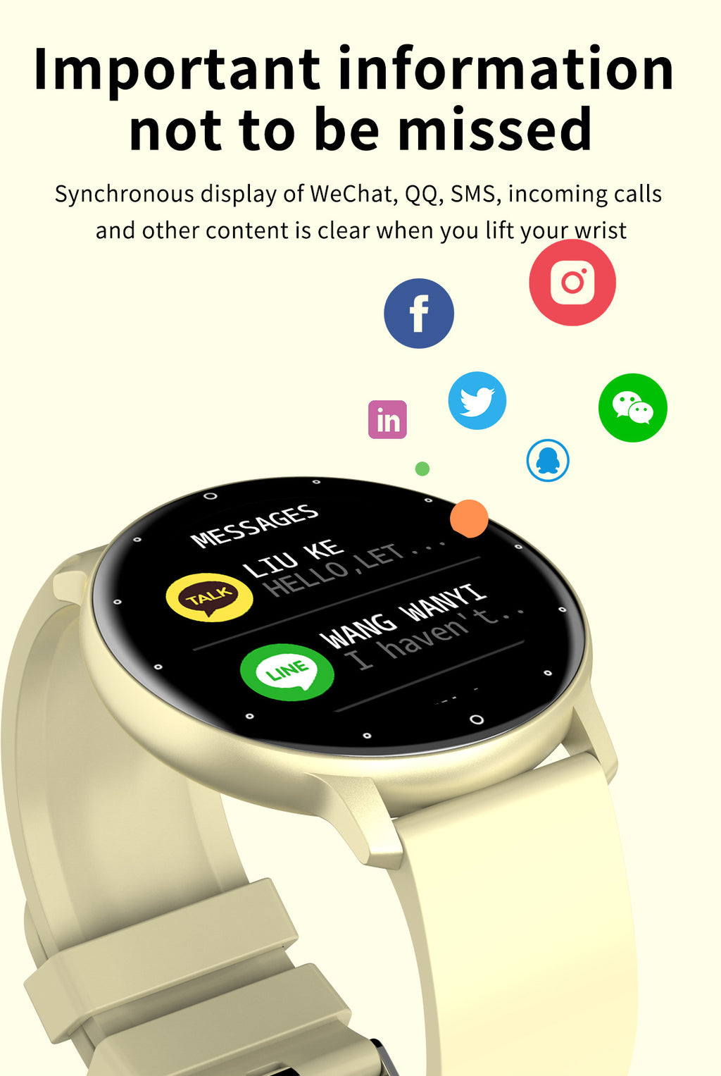 ZL02 Smart Watch  HD Heart Rate Blood Pressure Blood Oxygen IP67
