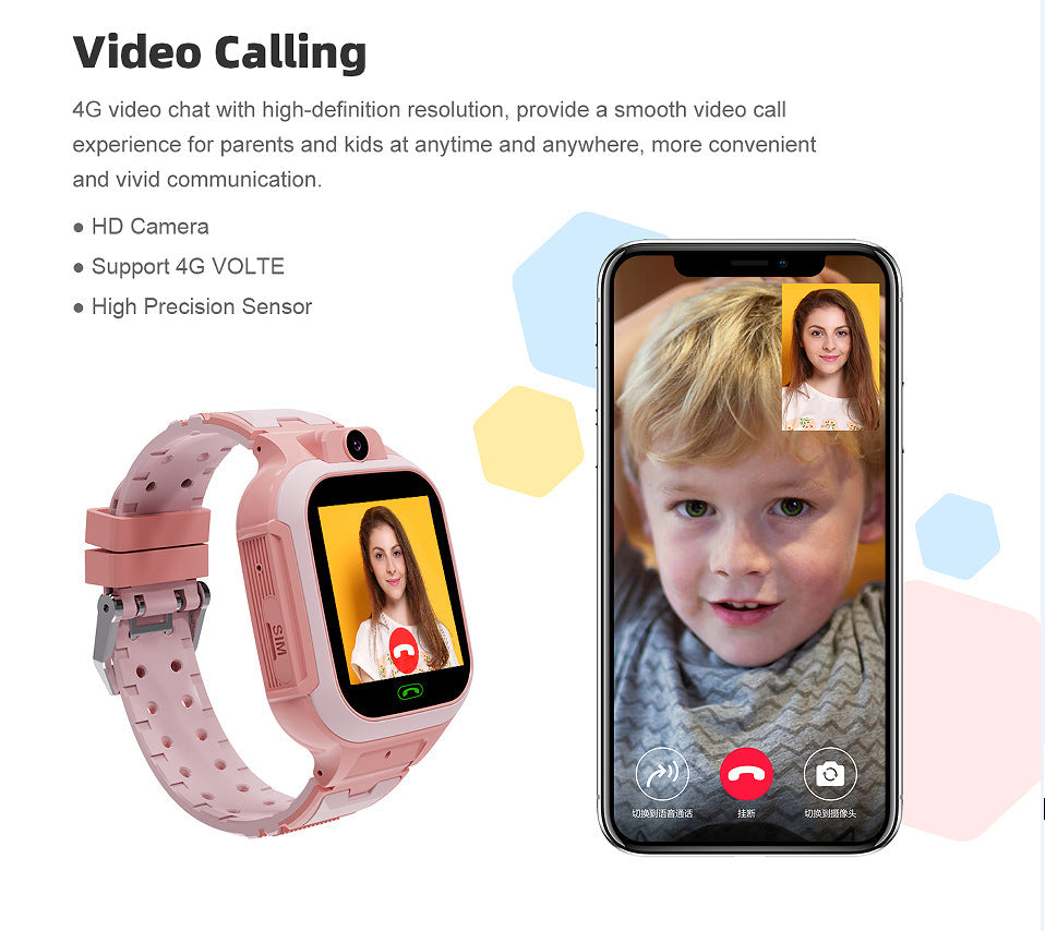 TL37 Smart Watch Children Positioning Wechat Video Waterproof Card Calling