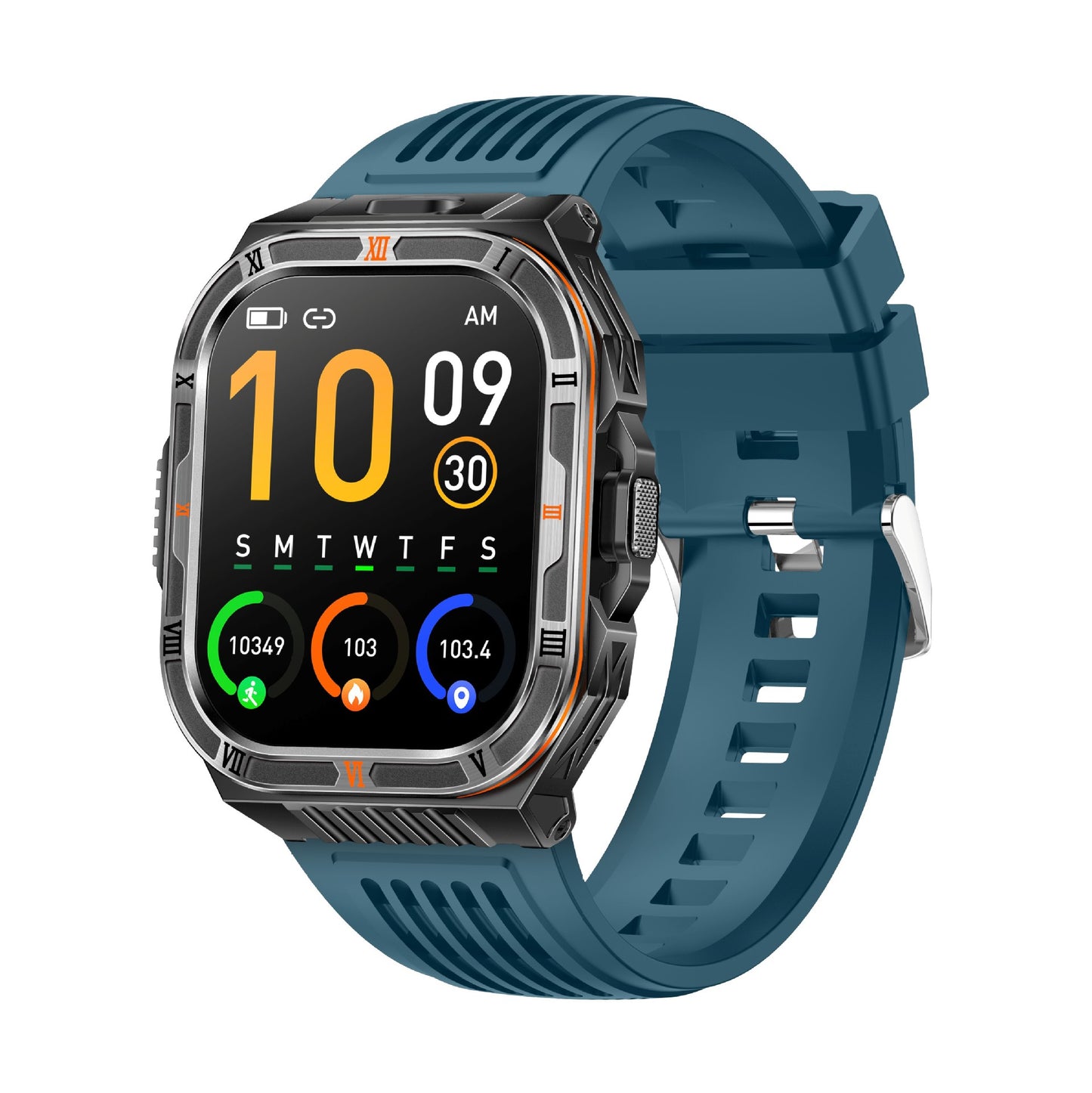 HT38 Smart Watch Bluetooth Calling Flashlight Compass Heart Rate Monitoring Outdoor Sport