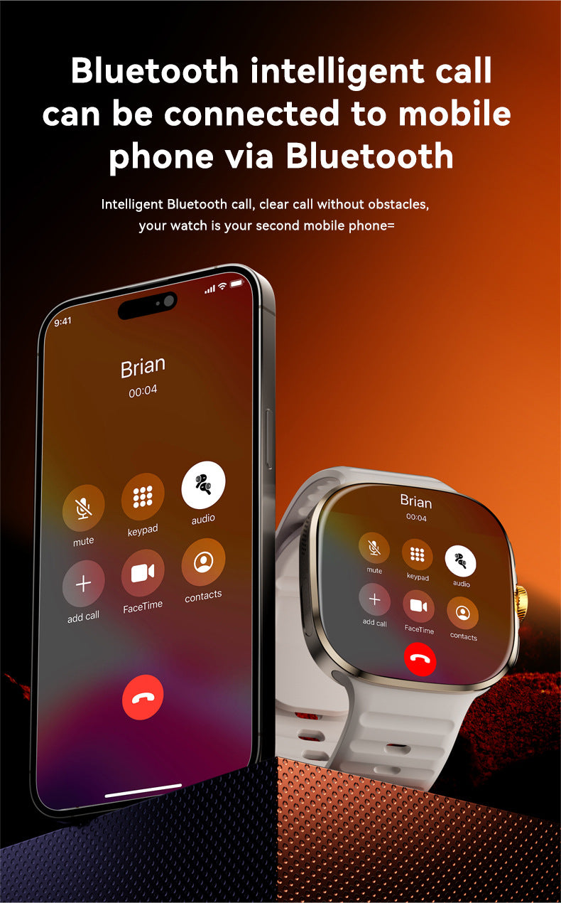 M99 Smart Watch 2.4" HD AMOLED 5G Card APP Downloading NFC Video Calling