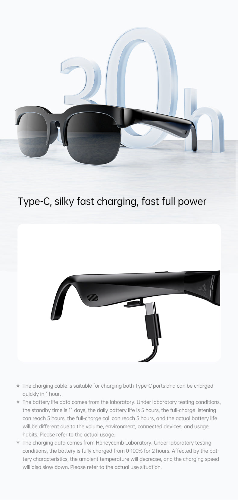 XG 89 Smart Glasses With Music Photo Camera Translation Bluetooth Calling