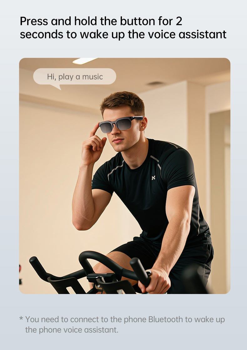 XG 89 Smart Glasses With Music Photo Camera Translation Bluetooth Calling